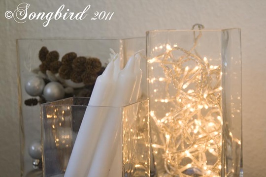 Decorating with Glass Containers ~ A Masculine Approach - Songbird